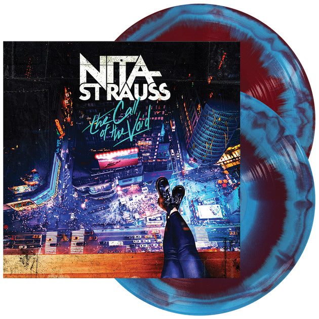 The Call Of The Void' Cyan + Oxblood 2LP Vinyl | Nita Strauss