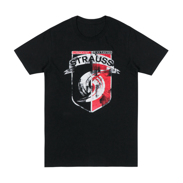 Play Faster Red/Black Tee