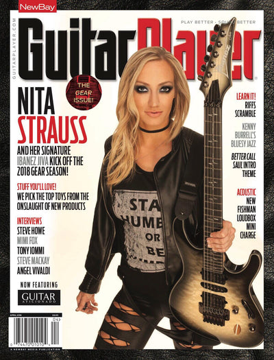 NITA ON THE COVER OF GUITAR PLAYER MAGAZINE