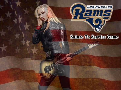 LA RAMS SALUTE TO SERVICE