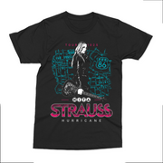 2025 tour shirt Black t-shirt design on front