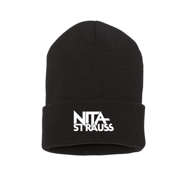 Nita Strauss beanie with embroidered logo on front