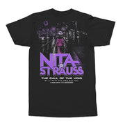 Nita Strauss Sights design on back from Call of the Void album art